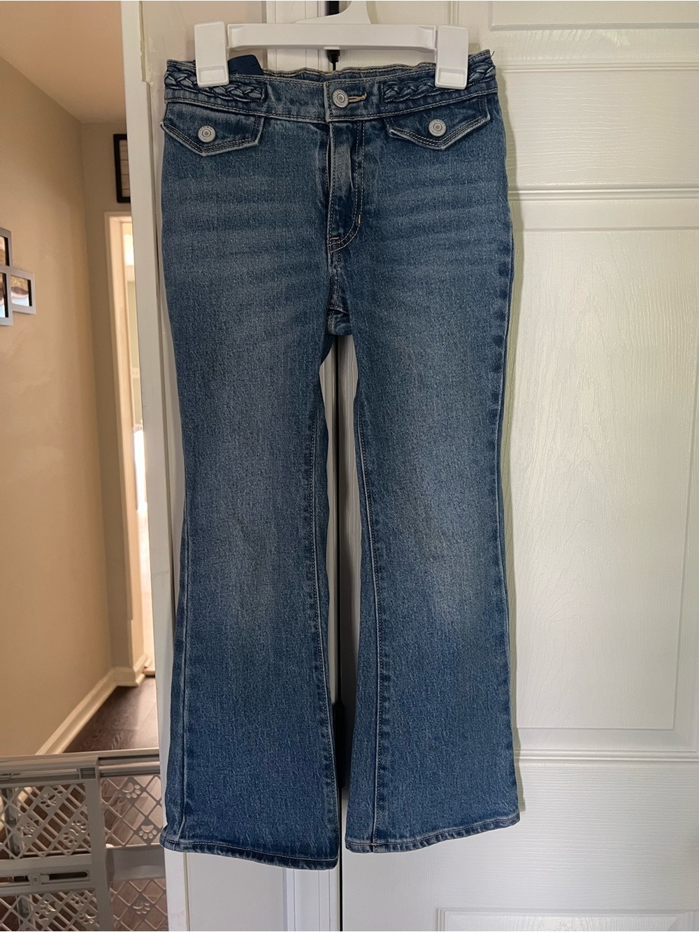 Old Navy Girls Blue Flared Jeans Size 8